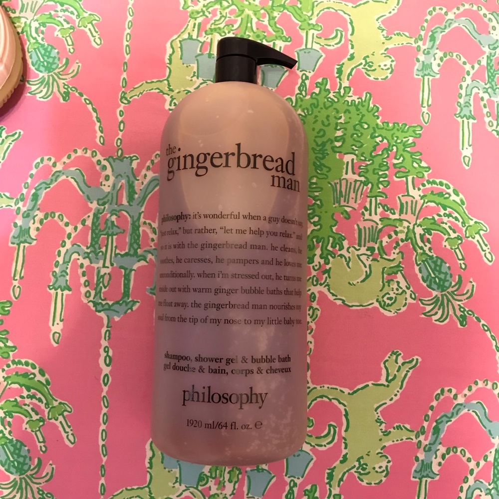 PHILOSOPHY Gingerbread man 3 in 1  64 Fl oz NEW with Pump